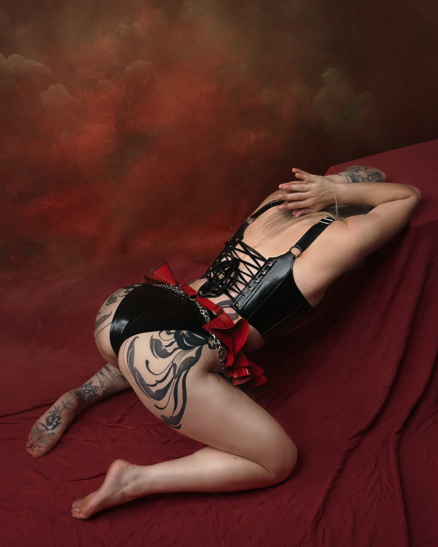 high cut latex briefs
