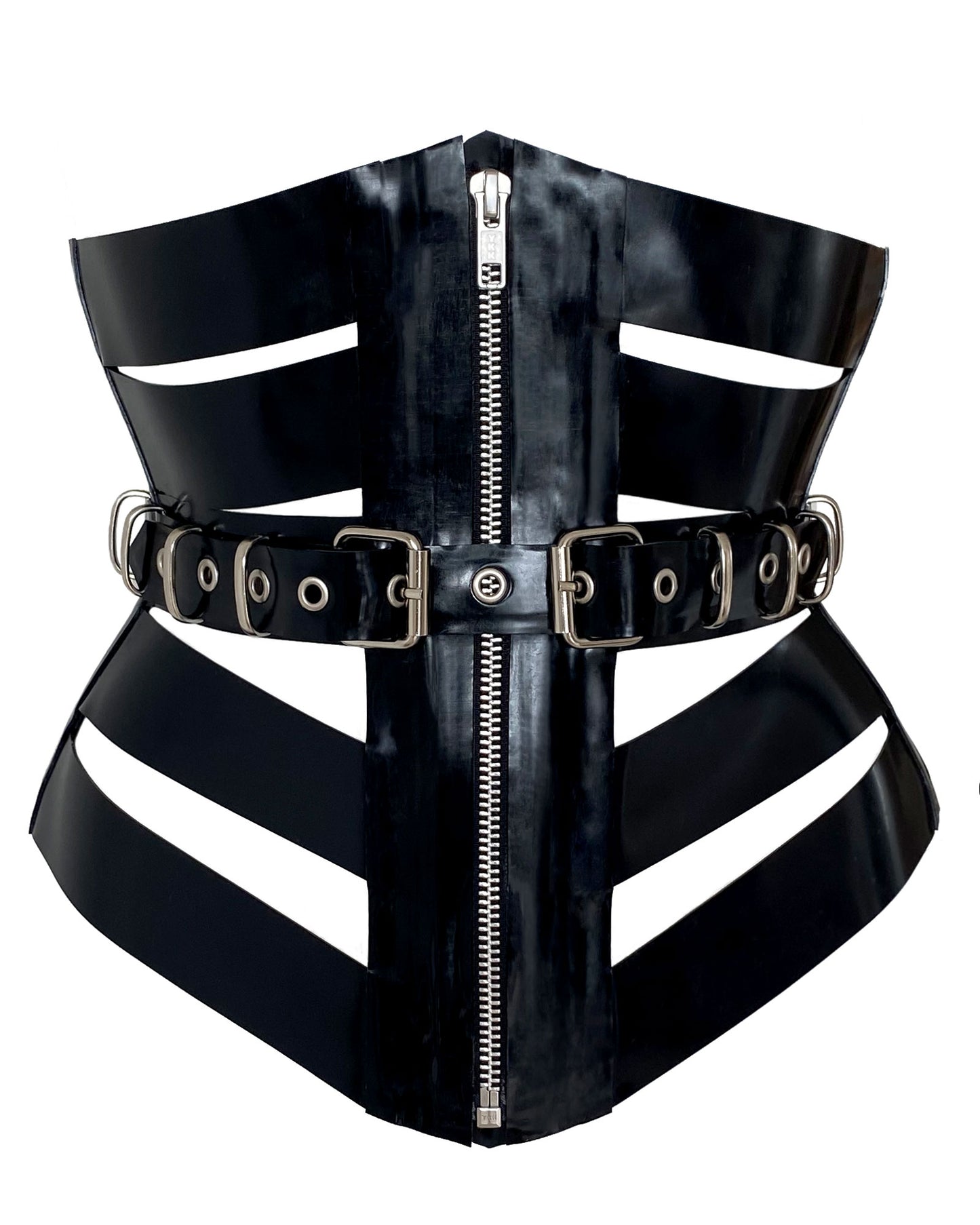Latex Ribbon Corset