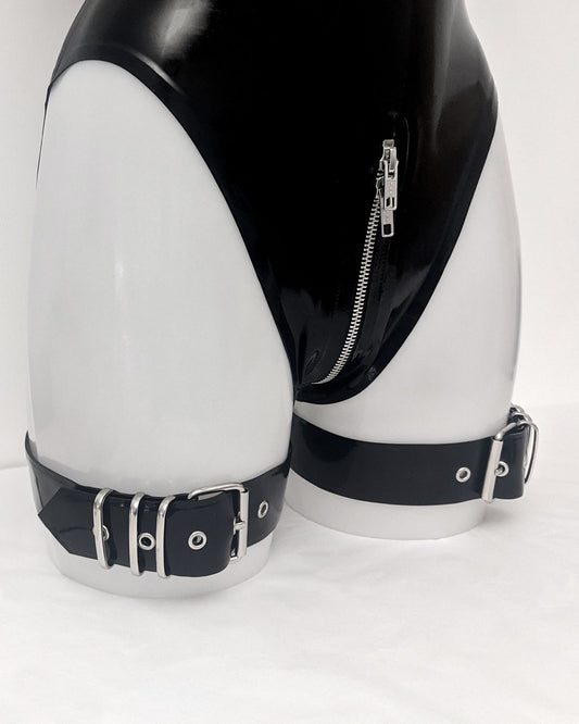 Latex Leg Straps - Triple Loop
