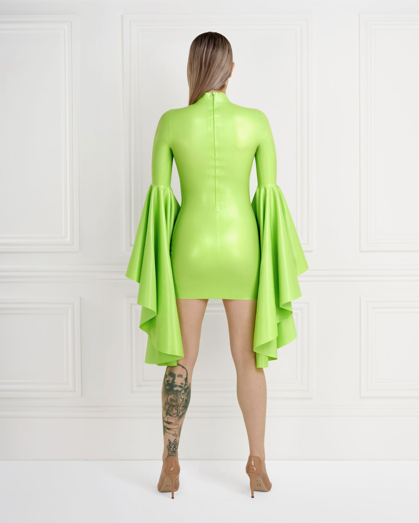 Aurora Latex Mini Dress