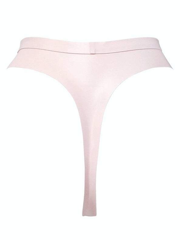 Lara Cutout Latex O-Ring Thong