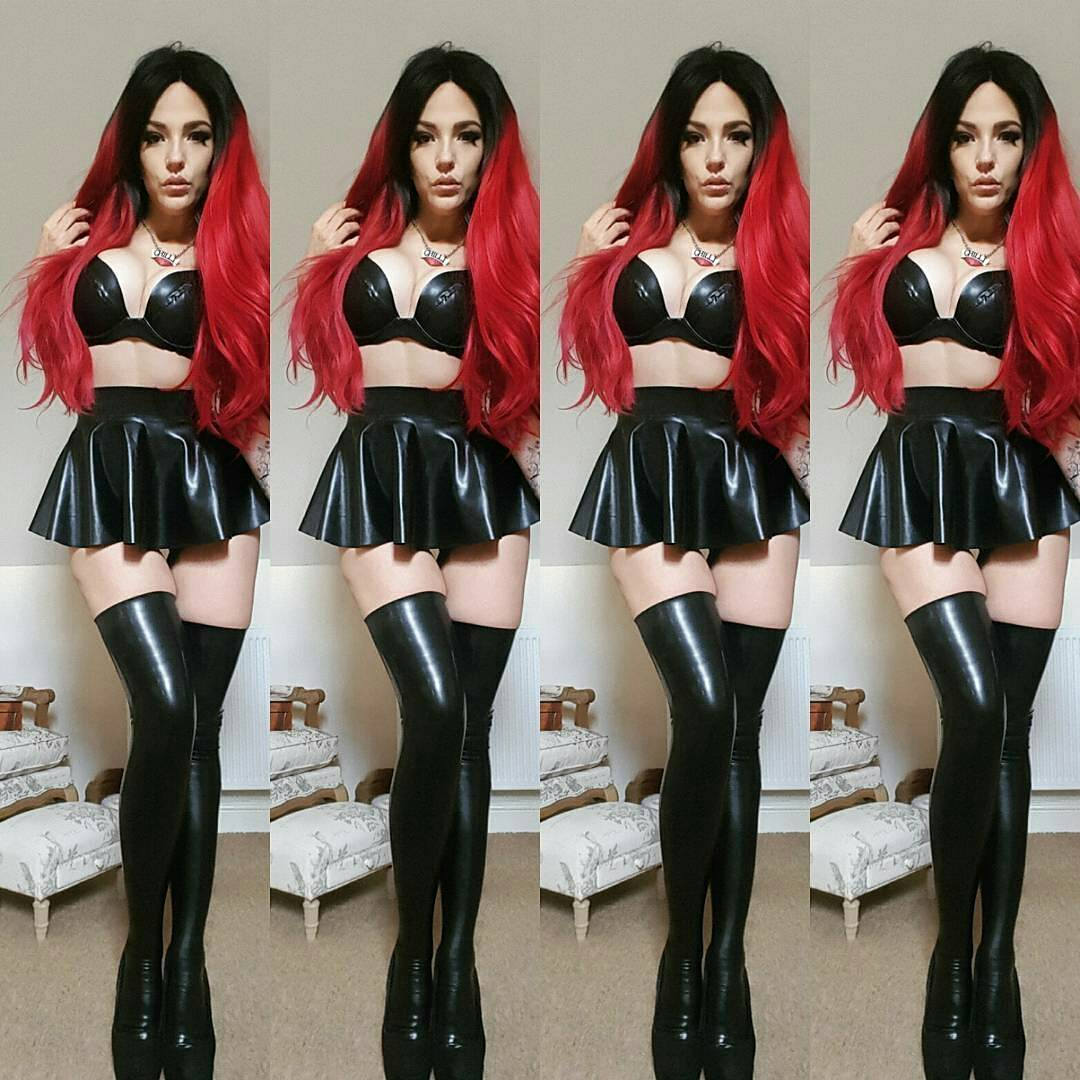 Latex Skater/Circle Skirt