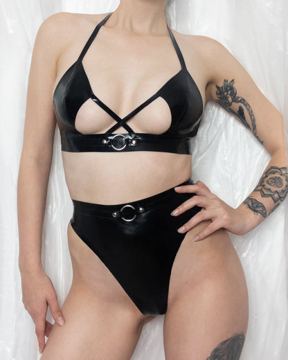 Ayesha O-Ring Latex Thong