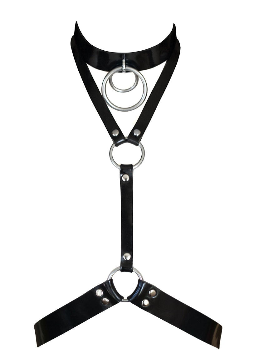 Imperium Double O-Ring Latex Harness – Dark Virtue Designs